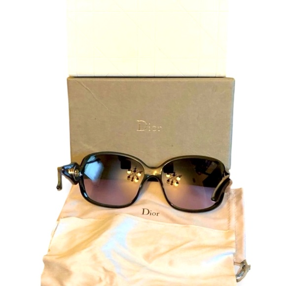 Christian Dior NIB Volute 2F Sunglasses Dior Box, Sunglasses Case, Cloth & Tags - Picture 3 of 15